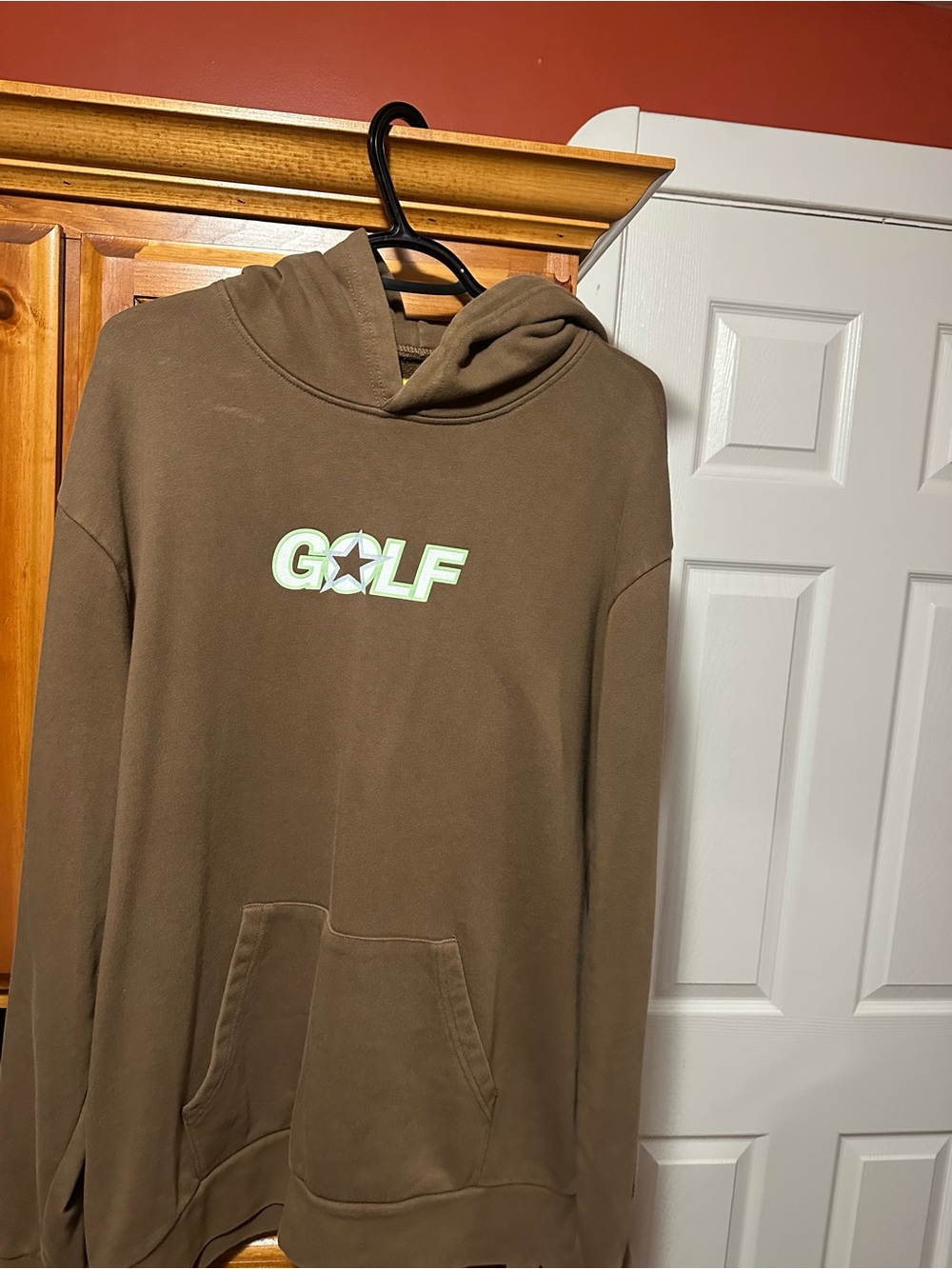 Golf Wang Brown Logo Pullover Hoodie